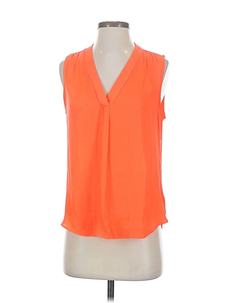 Pre-owned Vince Camuto Sleeveless Blouse In Orange