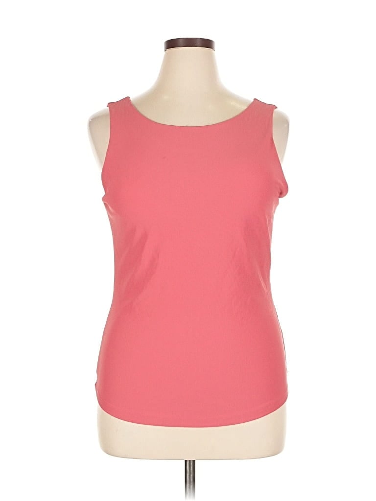 Pre-owned 32 Degrees Sleeveless Top Pink Scoop Neck Tops