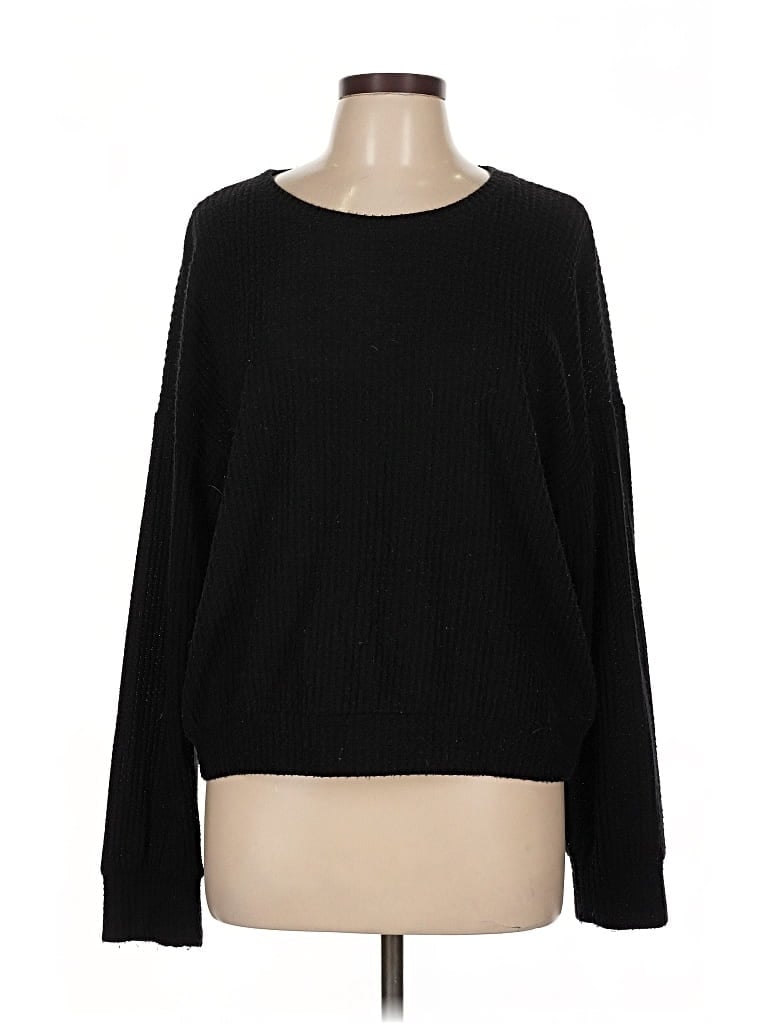 Pre-owned Nine Britton Pullover Sweater In Black