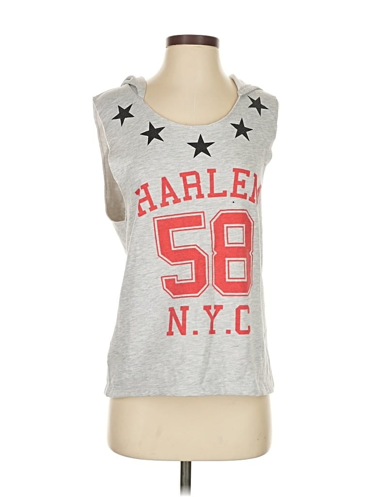 Pre-owned Forever 21 Pullover Hoodie In Silver