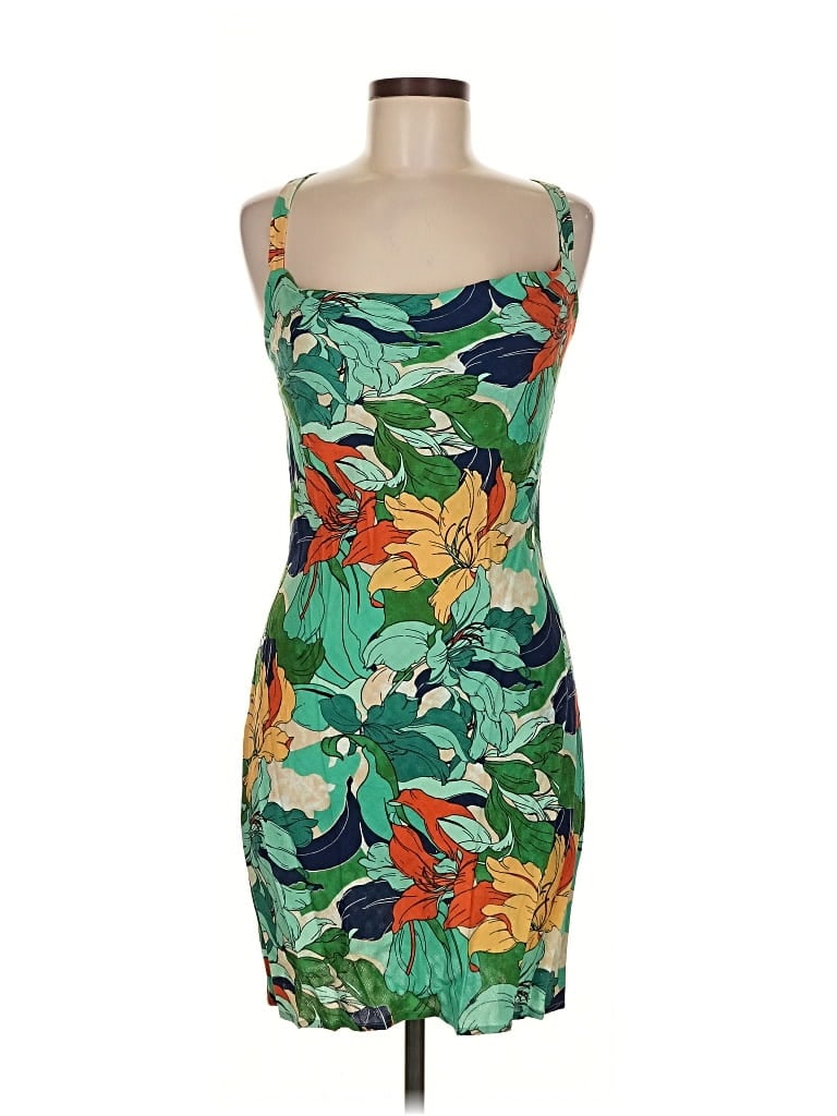 Pre-owned Band Of The Free Cocktail Dress In Green