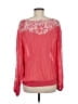 Leifnotes 100% Viscose Red Long Sleeve Blouse Size 8 - photo 2