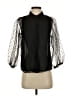 Ultra Pink 100% Polyester Polka Dots Black 3/4 Sleeve Blouse Size S - photo 1
