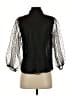 Ultra Pink 100% Polyester Polka Dots Black 3/4 Sleeve Blouse Size S - photo 2