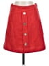 DKNY Solid Red Casual Skirt Size 0 - photo 1