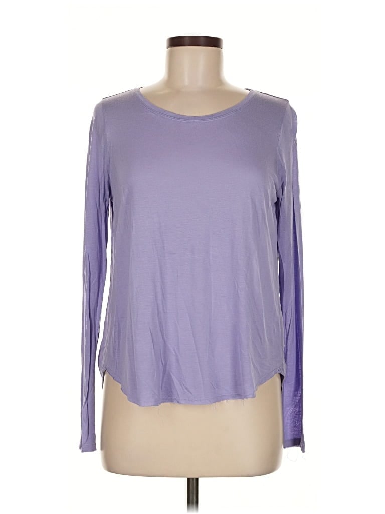 Pre-owned Vince Long Sleeve T-shirt In Purple