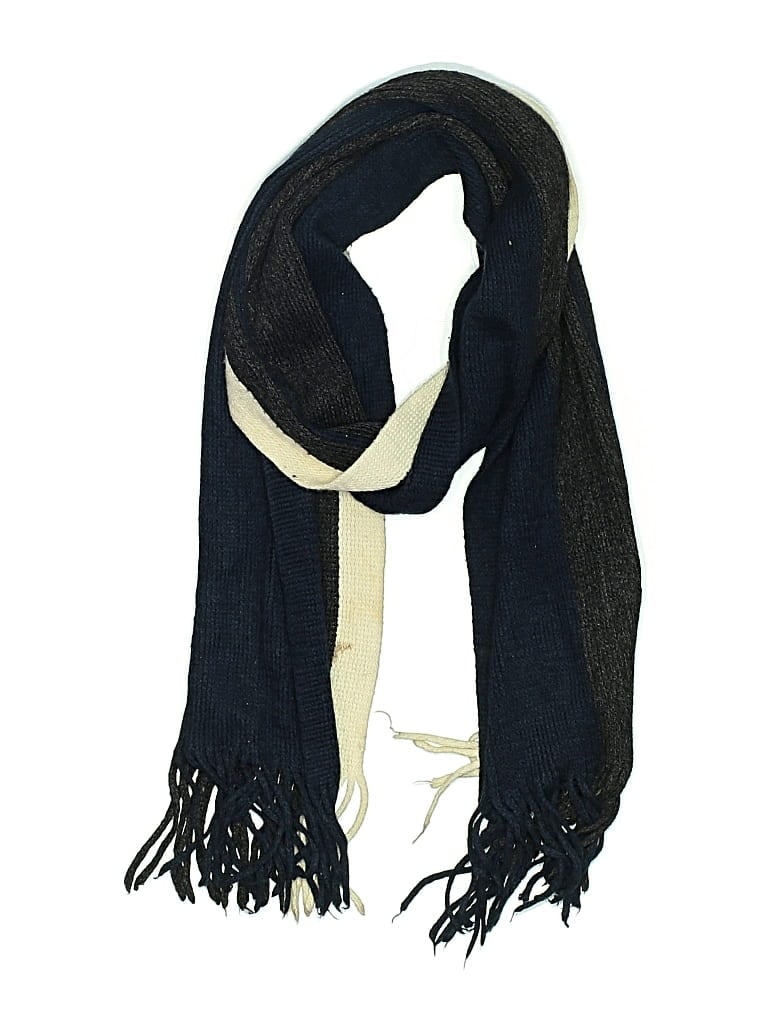 Pre-owned Assorted Brands Scarf In Blue