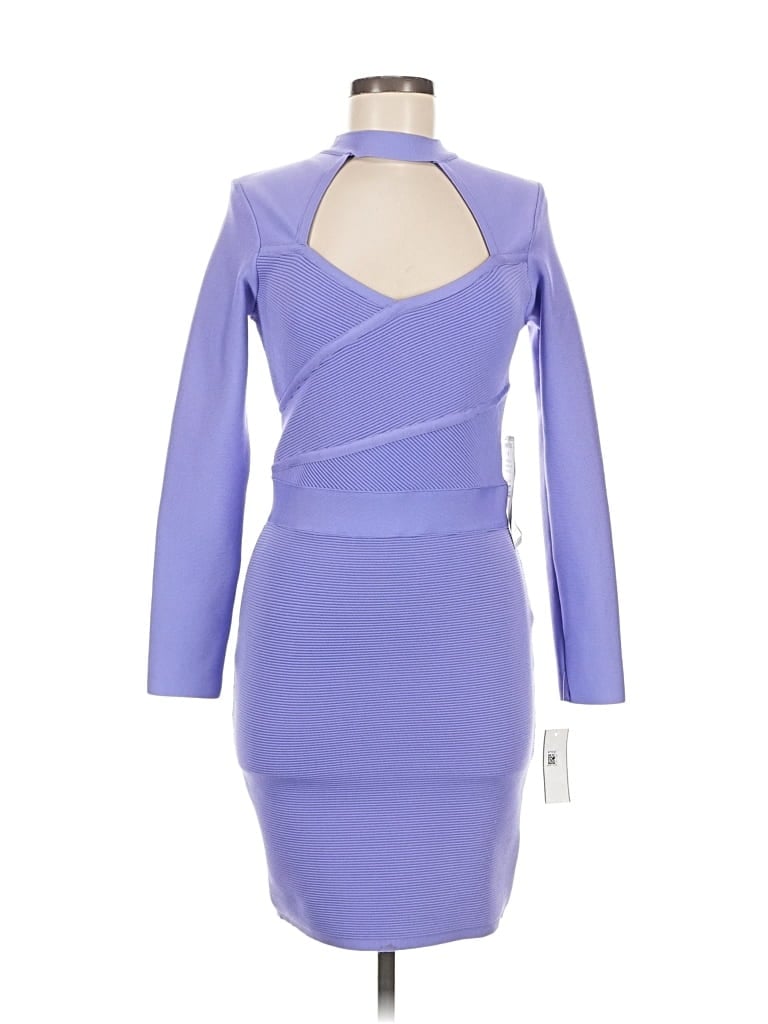 Pre-owned Bebe Cocktail Dress In Purple