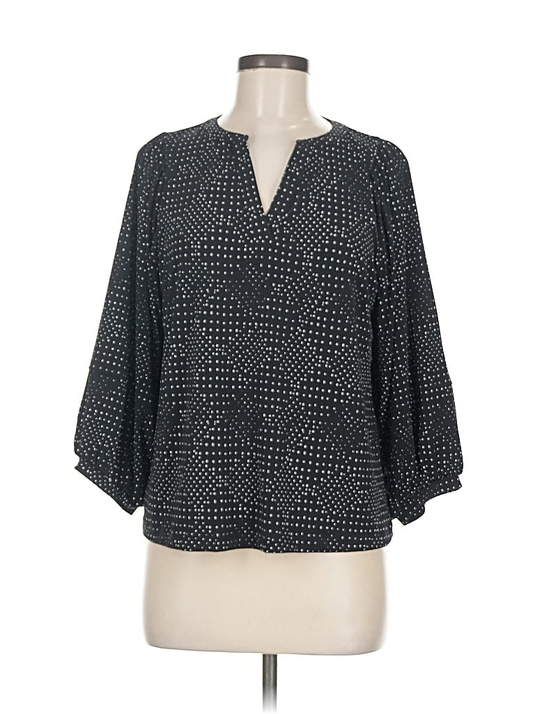 Pre-owned Banana Republic 3/4 Sleeve Blouse In Gray
