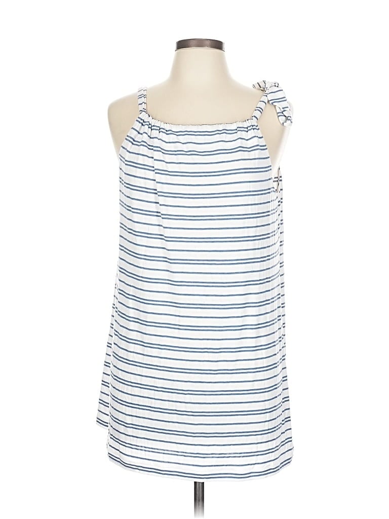 Pre-owned Cabi Tank Top Blue Halter Neckline Tops