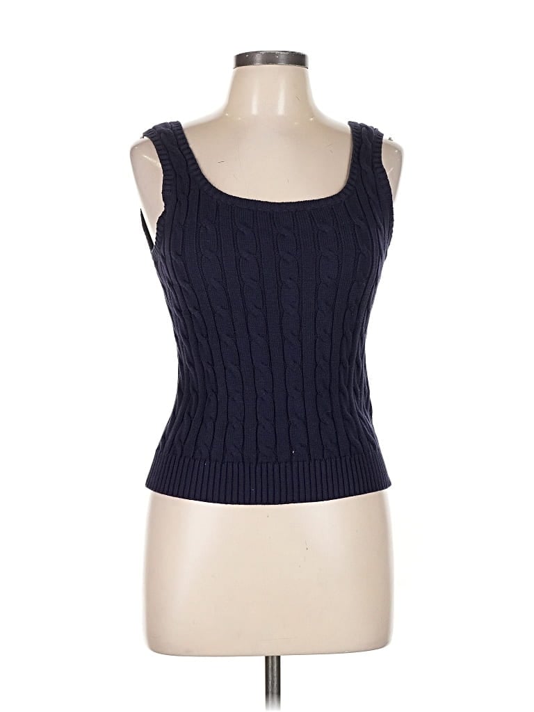 Pre-owned Polo Ralph Lauren Sweater Vest In Blue