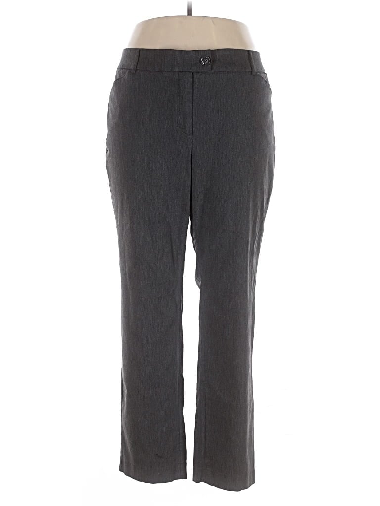 Pre-owned Lane Bryant Dress Pants In Gray