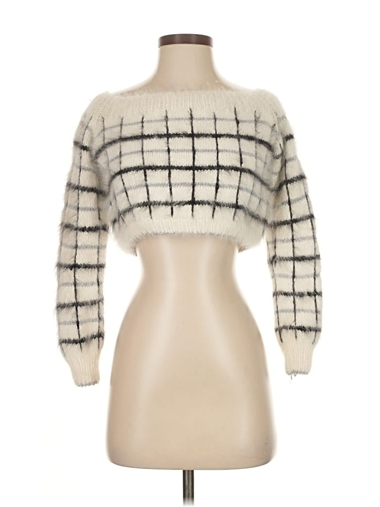 Pre-owned Rodarte Wool Cardigan Sweater In White
