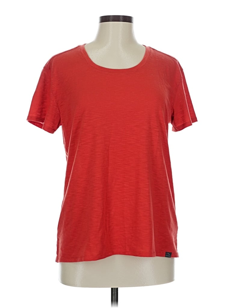 Pre-owned L.l.bean Short Sleeve T-shirt In Red