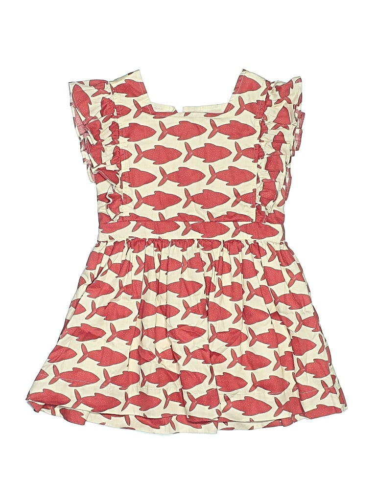 Pre-owned Petit Peony Kids' Dress In Red