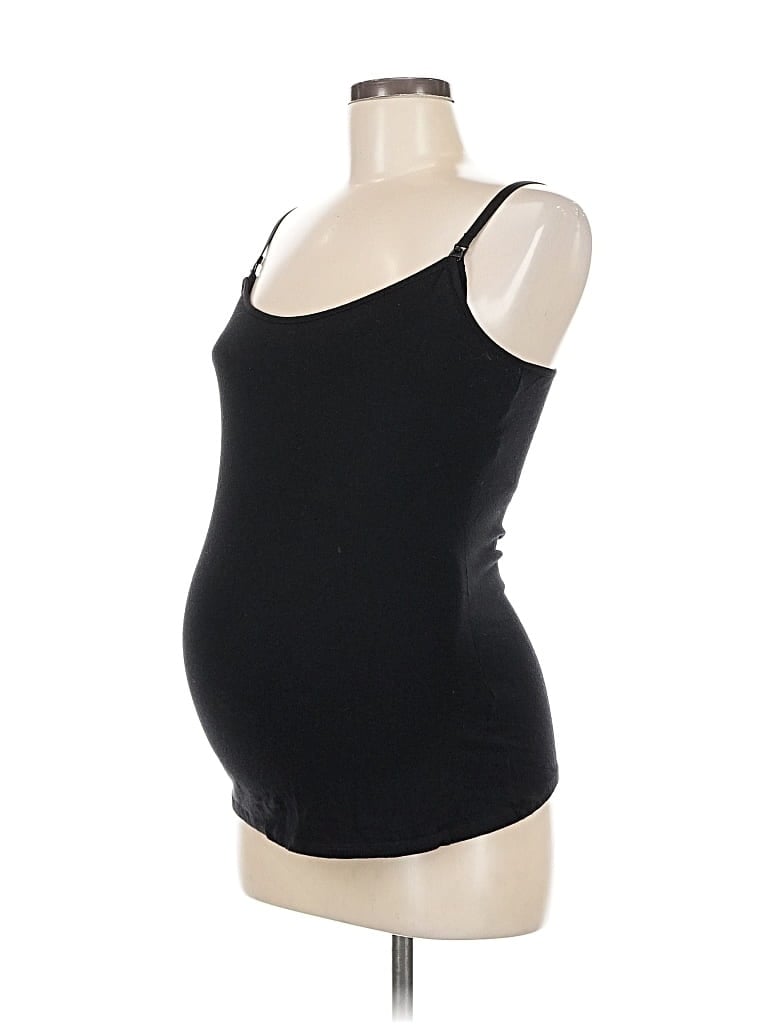 Pre-owned A Pea In The Pod Tank Top Black Strapless Neckline Tops