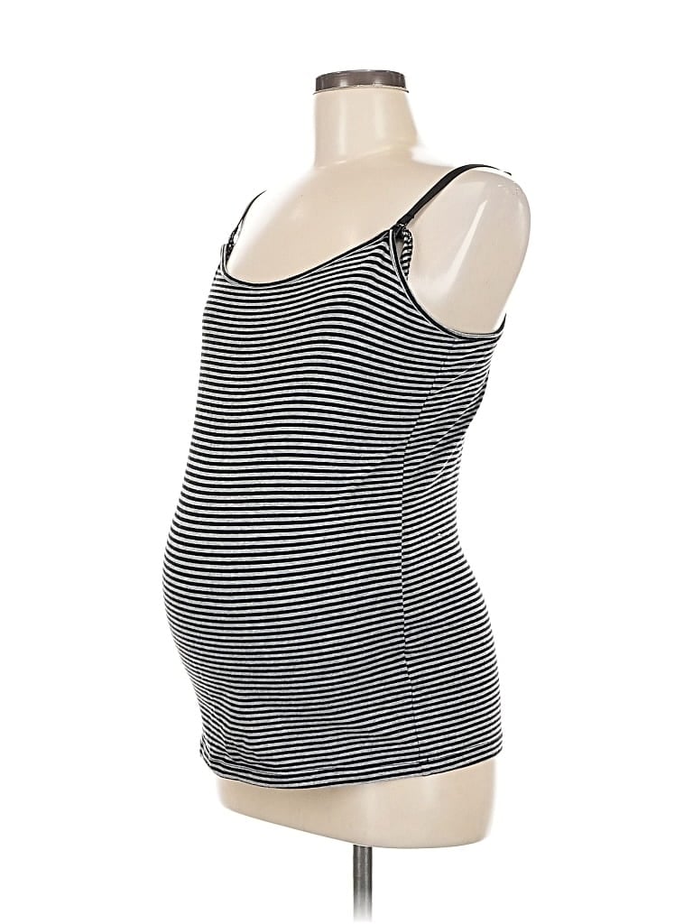 Pre-owned Motherhood Tank Top Black Strapless Neckline Tops