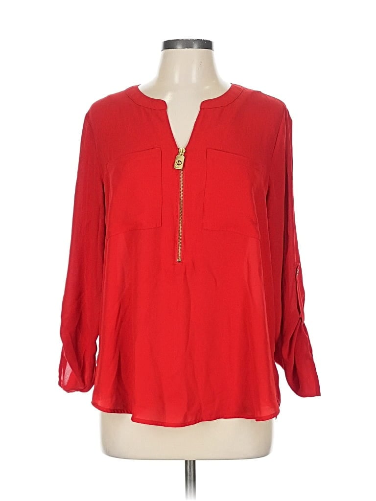 MICHAEL MICHAEL KORS Pre-owned 3/4 Sleeve Blouse In Red
