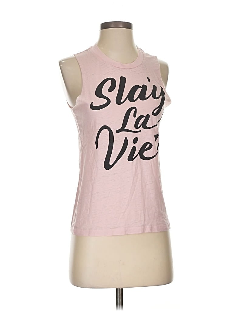 Pre-owned Fifth Sun Sleeveless T-shirt In Pink
