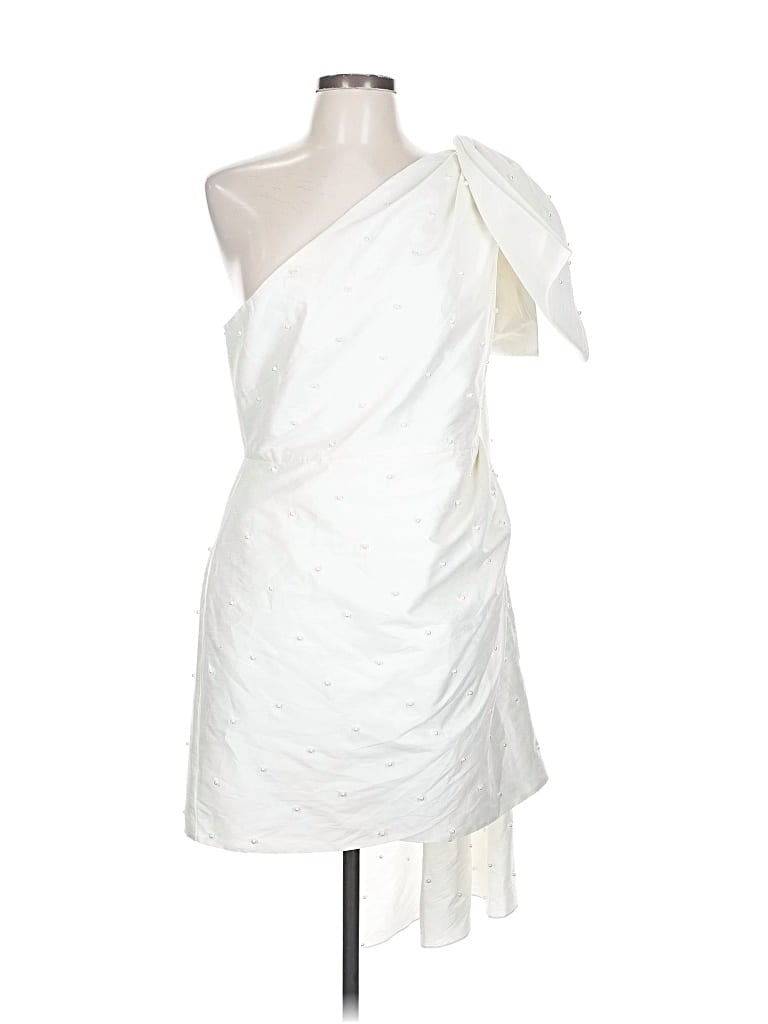 Pre-owned Sachin & Babi Cocktail Dress In White