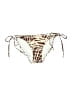 Venus Animal Print Brown Swimsuit Bottoms Size 10 - photo 1