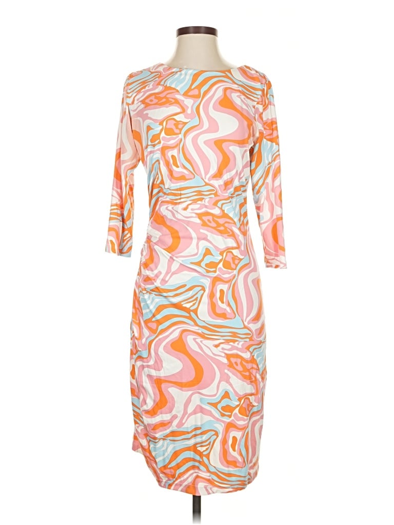 Pre-owned J. Mclaughlin Casual Dress In Orange