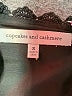 Cupcakes & Cashmere Hearts Black Jumpsuit Size S - photo 3