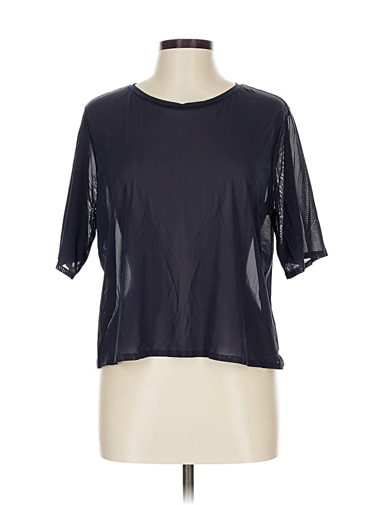 Pre-owned Athleta Active T-shirt In Black