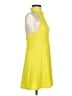 backSTAGE 100% Polyester Solid Yellow Cocktail Dress Size XS - photo 4