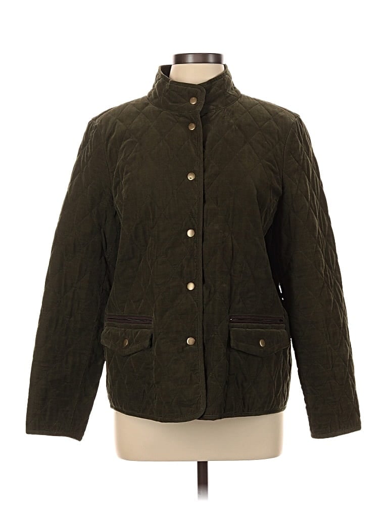 Pre-owned Charter Club Jacket In Green