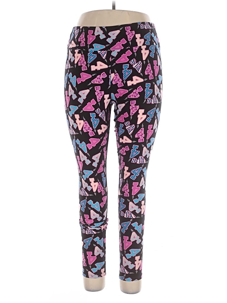 Pre-owned Lularoe Active Pants In Pink
