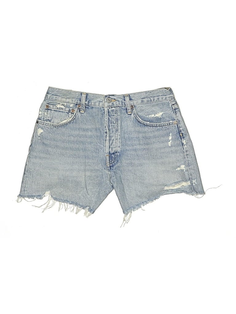 Pre-owned Agolde Denim Shorts In Blue