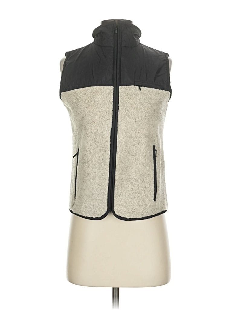 Pre-owned Gap Fleece Jacket In White