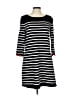 Talbots Stripes Black Casual Dress Size L - photo 1