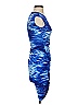 BCBGMAXAZRIA Graphic Blue Cocktail Dress Size XXS - photo 4