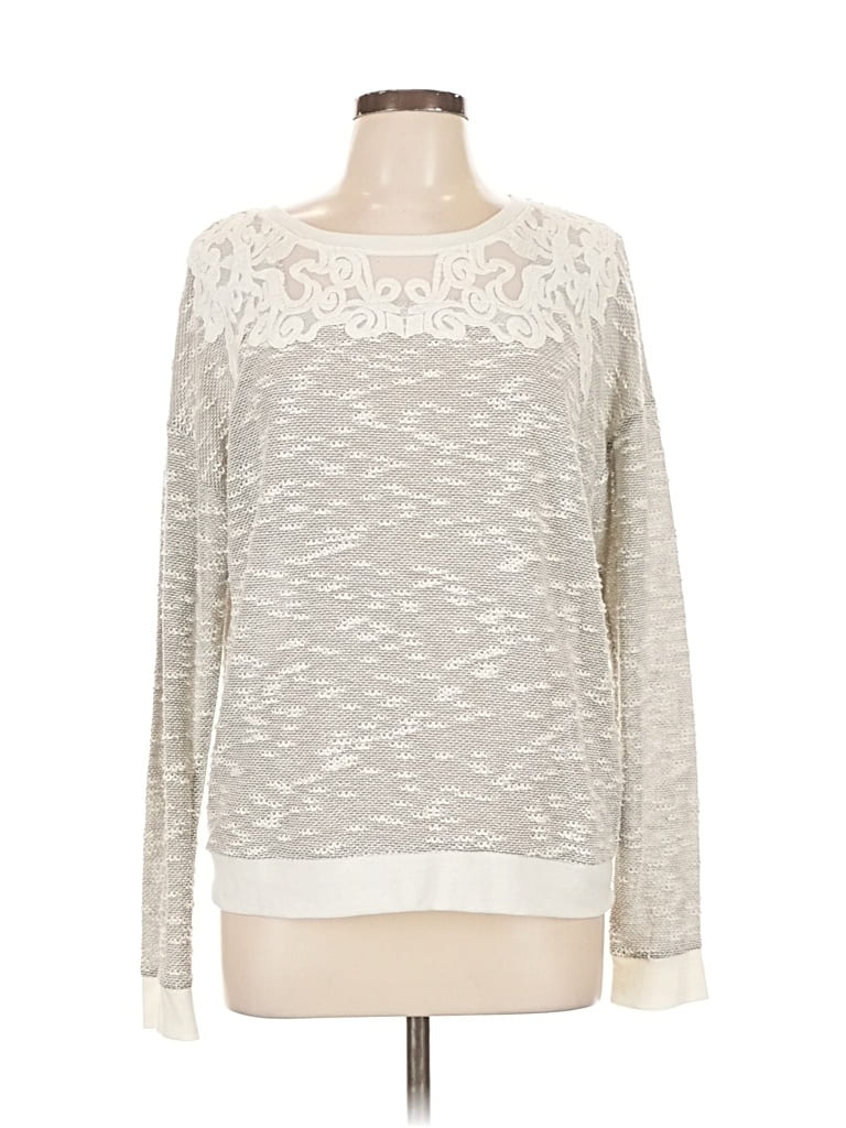 Pre-owned Nine West Pullover Sweater In White