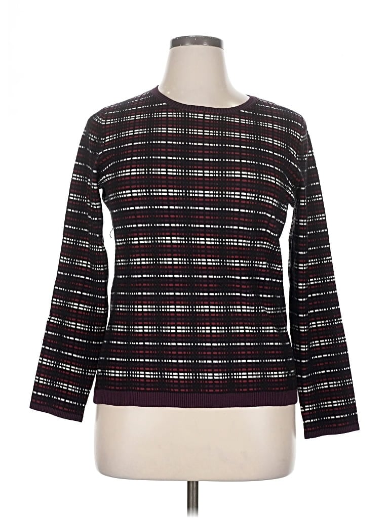 Pre-owned Classiques Entier Pullover Sweater In Burgundy