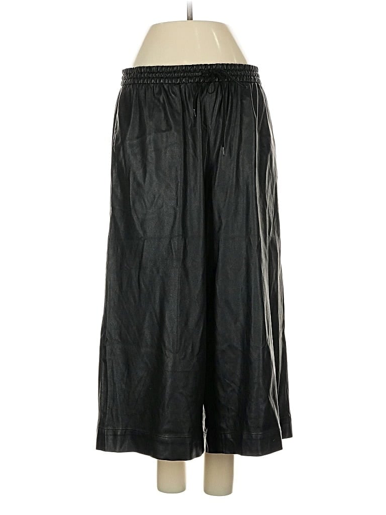 Pre-owned Bcbgmaxazria Faux Leather Pants In Black