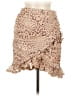 ASOS Design 100% Polyester Animal Print Tan Casual Skirt Size 6 - photo 1