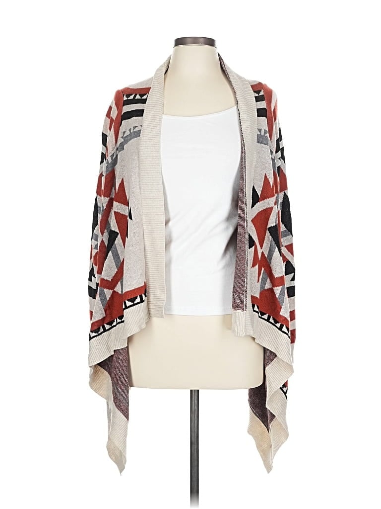 Pre-owned Pink Rose Cardigan Sweater In Brown