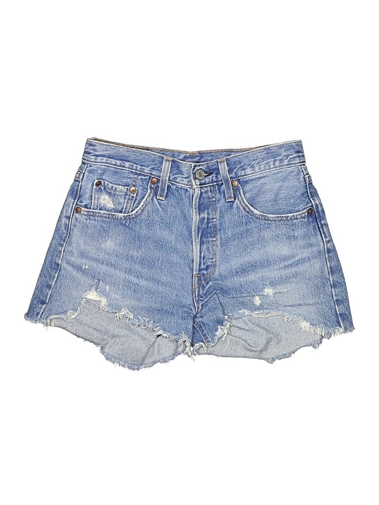 Pre-owned Levi's Denim Shorts In Blue