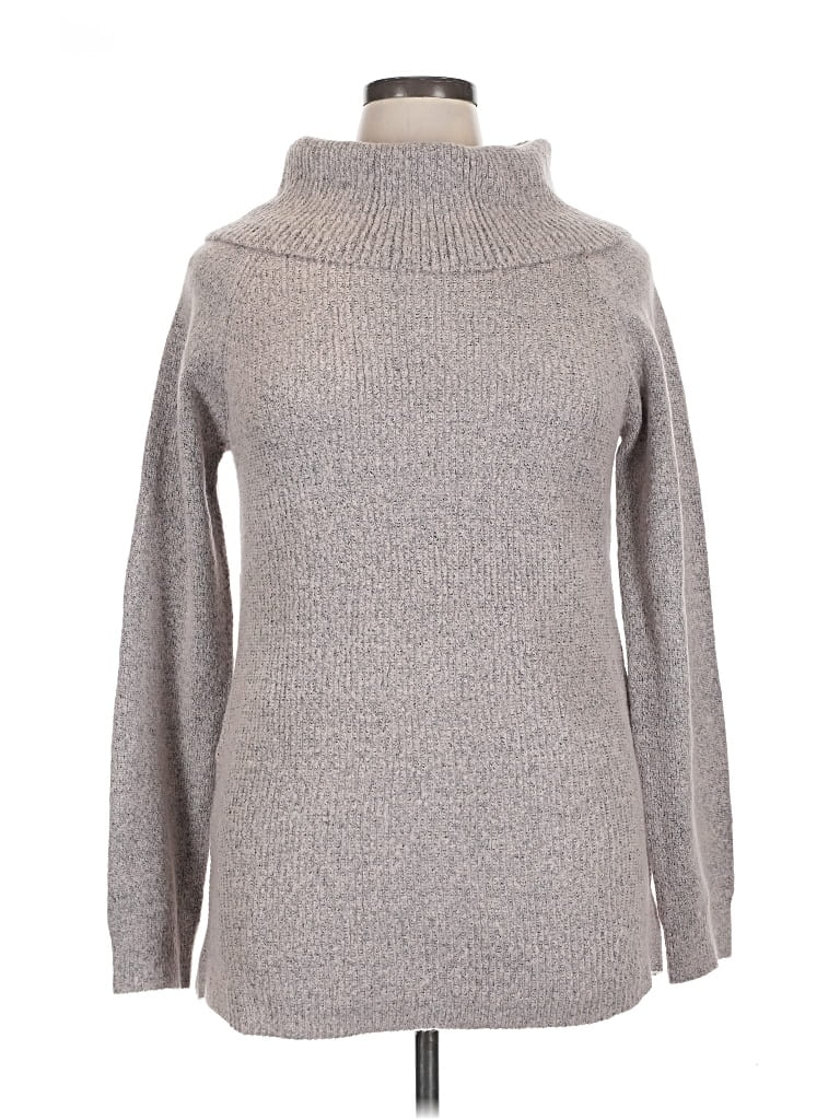 Pre-owned Pink Clover Turtleneck Sweater In Gray
