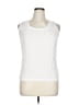 Relativity White Sleeveless T-Shirt Size XL (petite) - photo 1