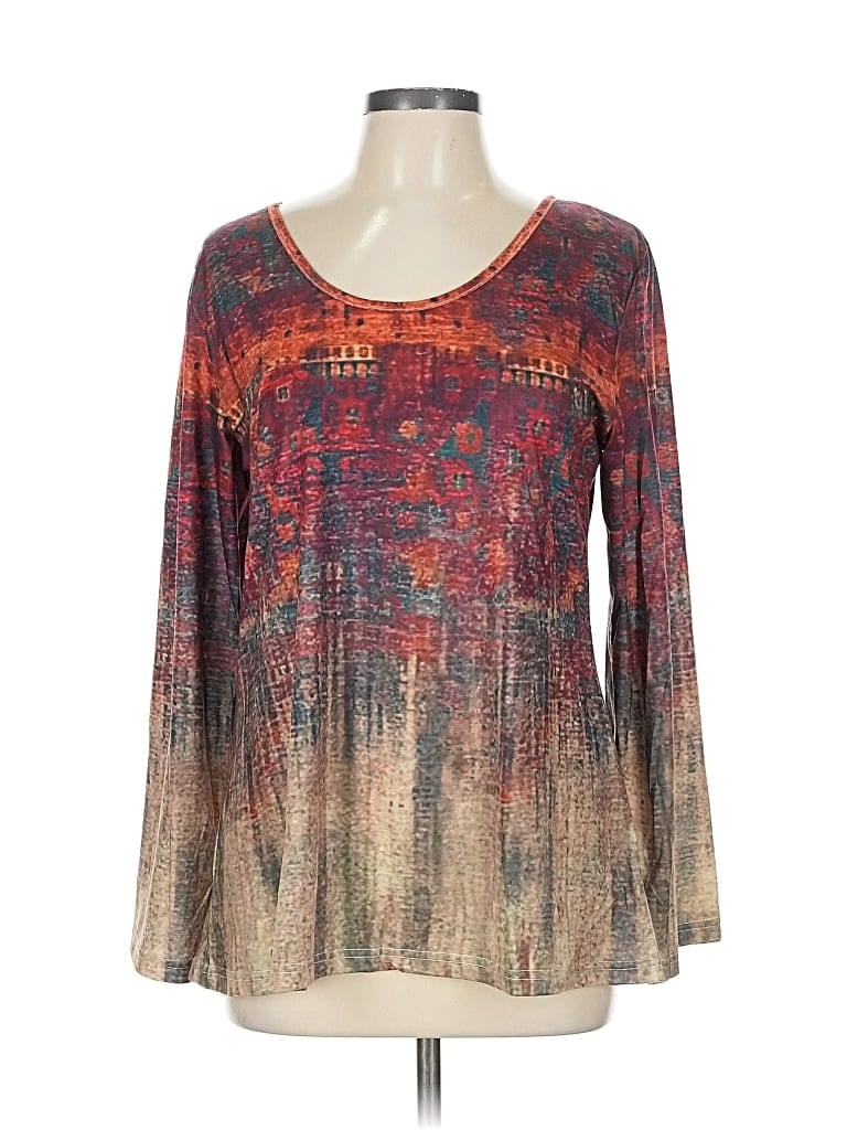 Pre-owned Unbranded Long Sleeve T-shirt In Brown