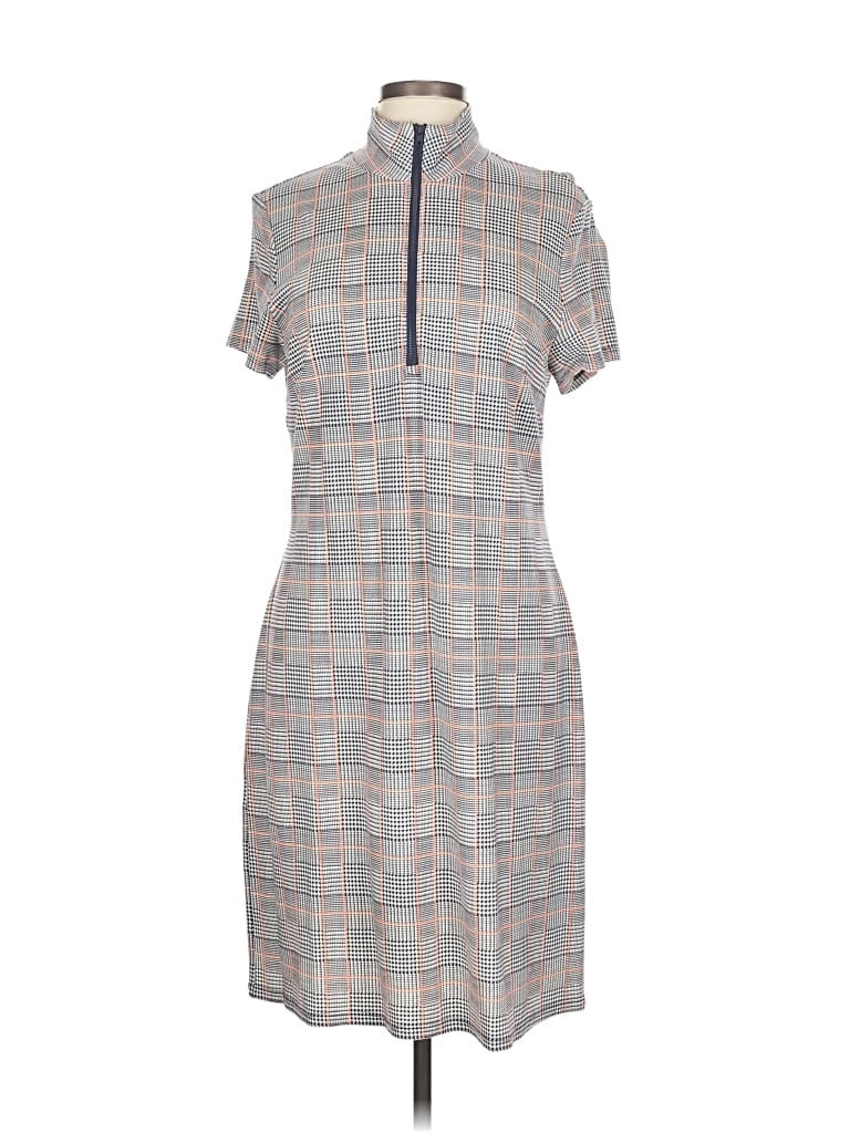 Pre-owned Jude Connally Casual Dress In Gray