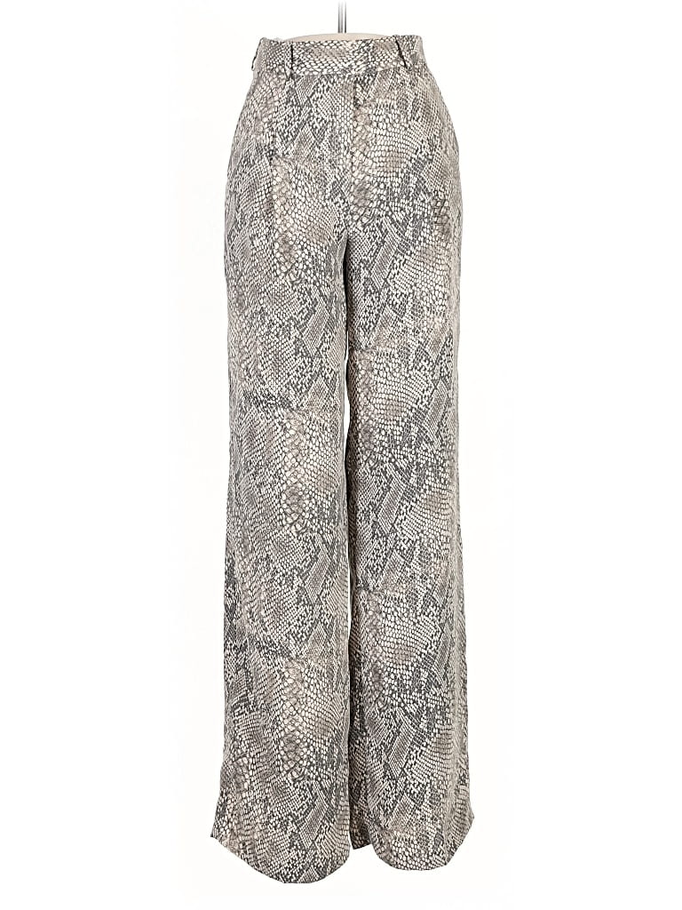 Pre-owned Babaton Casual Pants In Gray