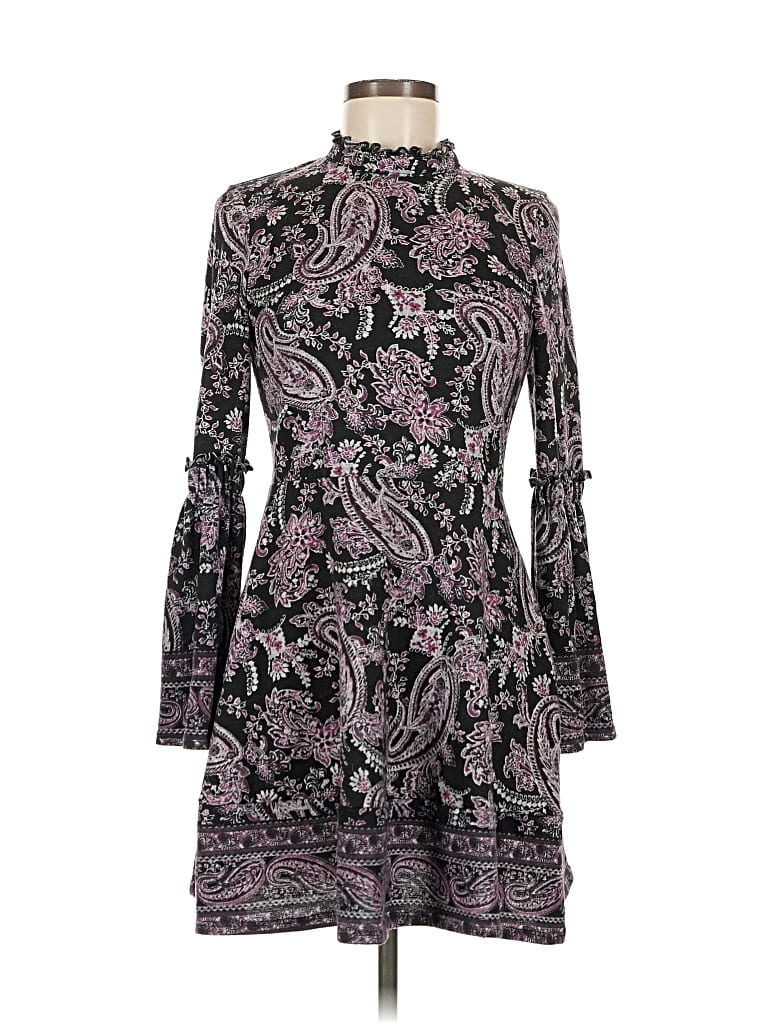 Pre-owned Xhilaration Casual Dress In Purple
