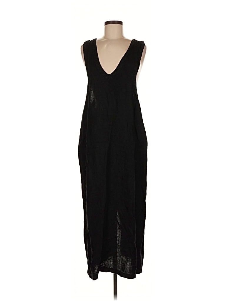 Pre-owned Cut Loose Casual Dress In Black