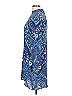 Express 100% Rayon Paisley Blue Casual Dress Size L - photo 5