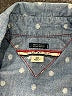 Tommy Hilfiger Polka Dots Blue Long Sleeve Button-Down Shirt Size S - photo 7